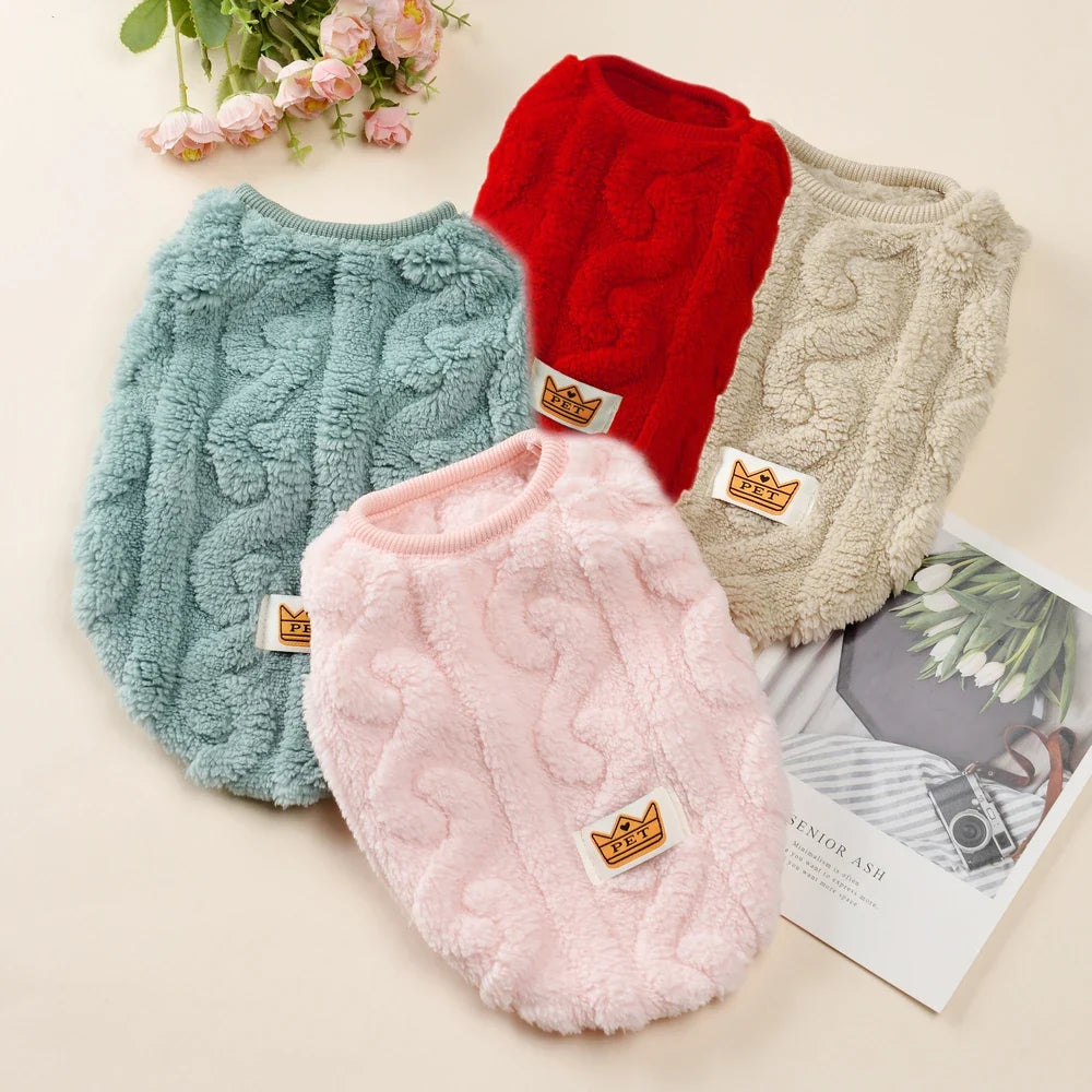 Soft Fleece Pet Vest Swater for Small Dogs - ProPawPet.com