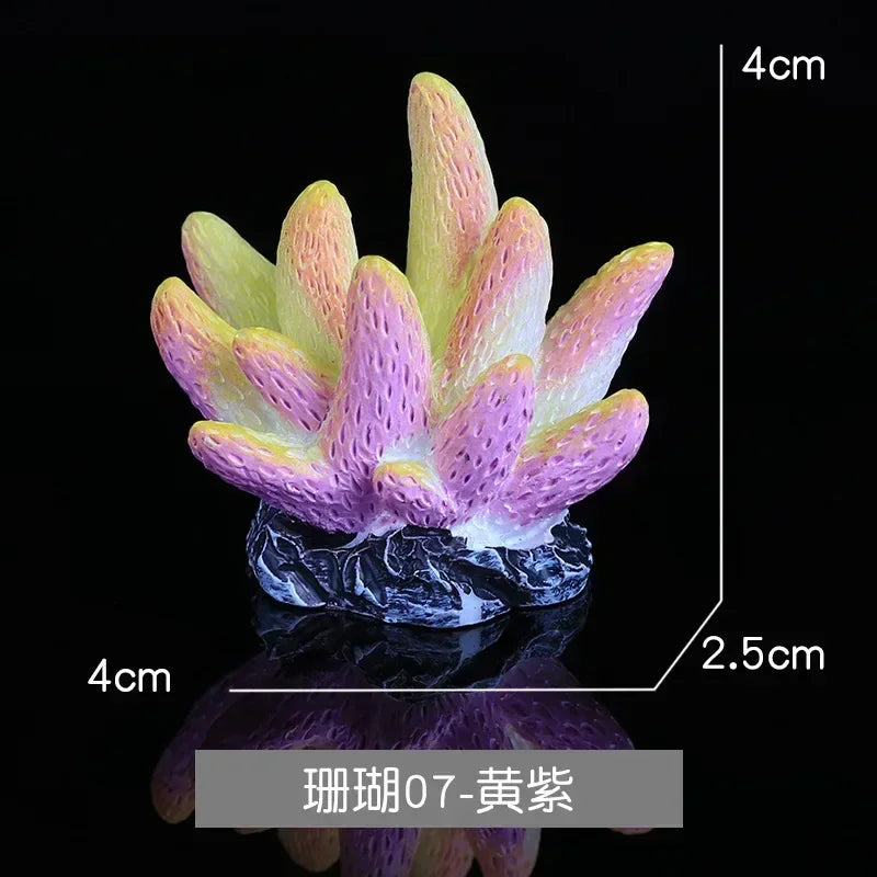 Resin Simulation Mini Coral Micro Landscape - ProPawPet.com