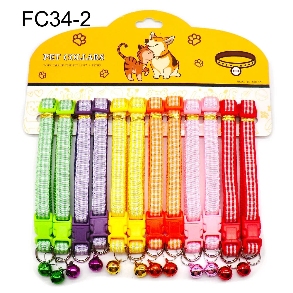 12PCS Cat & Dog Fashion Outdoor Collar with - ProPawPet.com