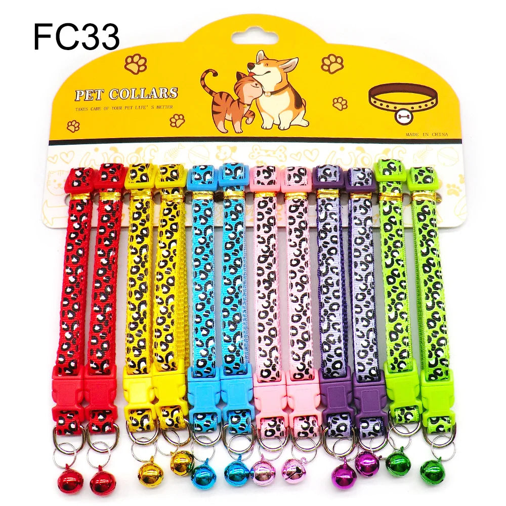 12PCS Cat & Dog Fashion Outdoor Collar with - ProPawPet.com