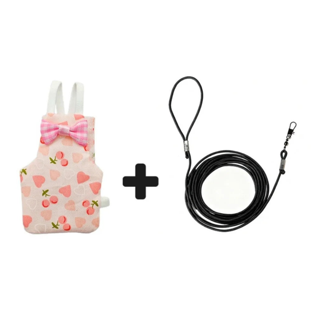 Colorful Fruit Bird Harness Lead – 4 Colors