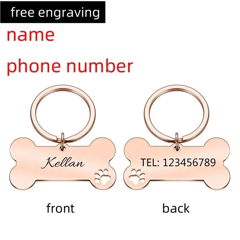 Engraved Pet ID Name for Cat Puppy Dog - ProPawPet.com