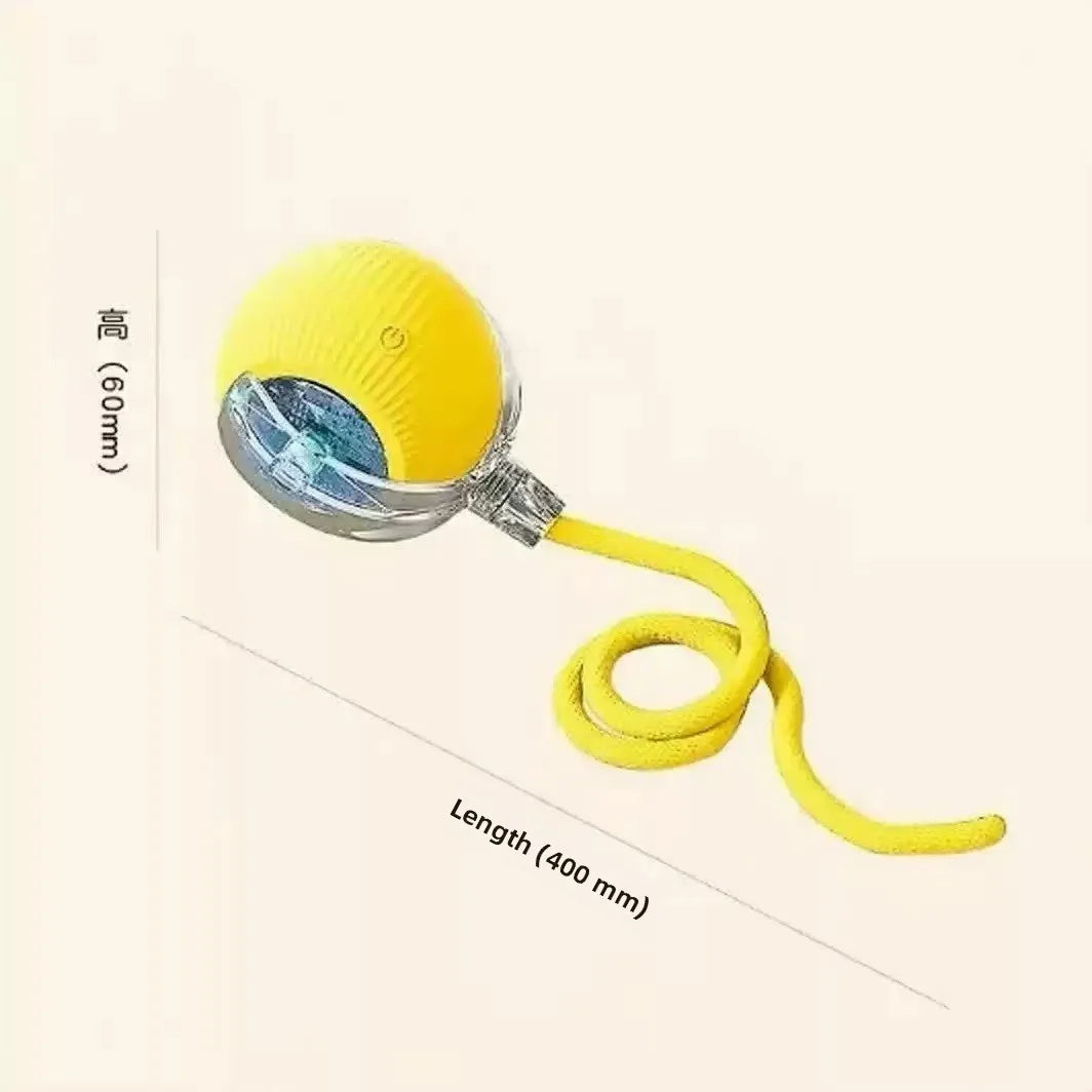 Silicone USB Rechargeable Smart Cat Plaything Ball – Balls, Ropes & Fetch Toys
