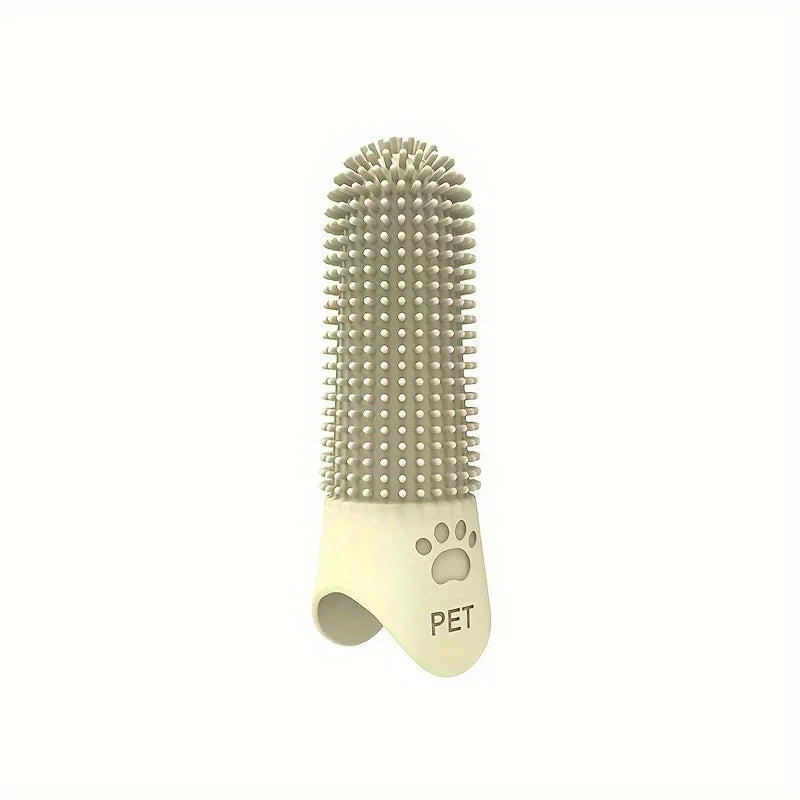 Soft 360 Degree Silicone Finger Toothbrush for Dogs & Cats Reusable – 5 Colors