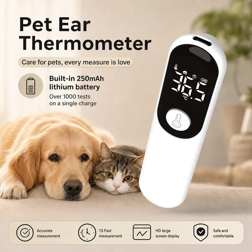 JUSTLANG Rechargeable Pet Thermometer - ProPawPet.com