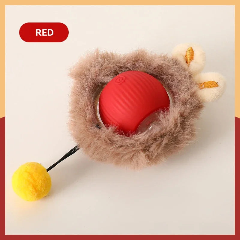 Interactive Rechargeable Automatic Rolling Ball Cat Toy – Cat Toys & Play