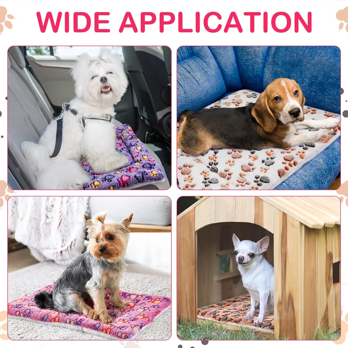 Flannel Pet Mat Dog Bed Cat Bed Thicken - ProPawPet.com