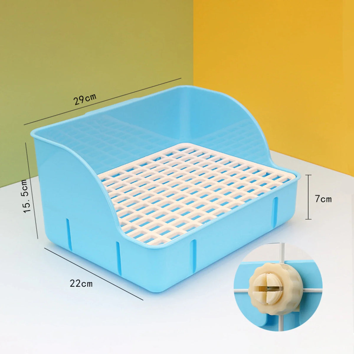 Rabbit Litter Box Pee Pan Tray Pet Toilet Corner – Small Pet Supplies