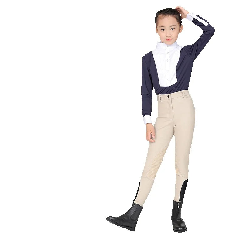 Children Half Silicone Horse Riding Pants - ProPawPet.com
