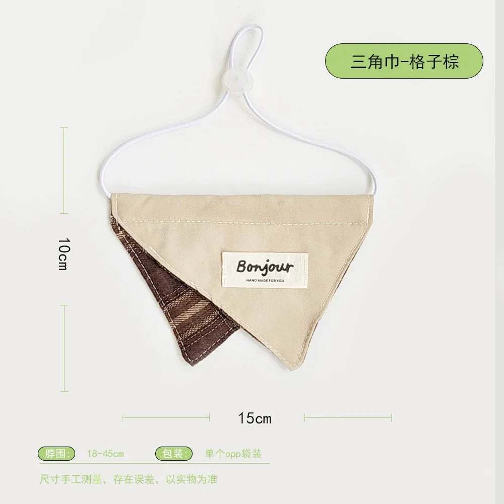 Pet Cute Puppy Dog Neck Water Pet Brown - ProPawPet.com