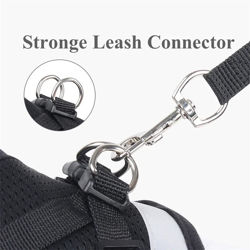 Adjustable Pet Dog Cat Harness and Leash Set - ProPawPet.com
