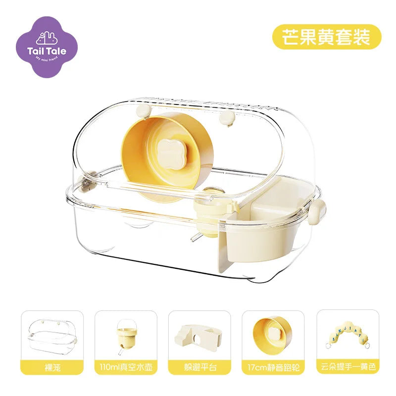Ear Bubble Apartment Hamster Cage – 3 Colors