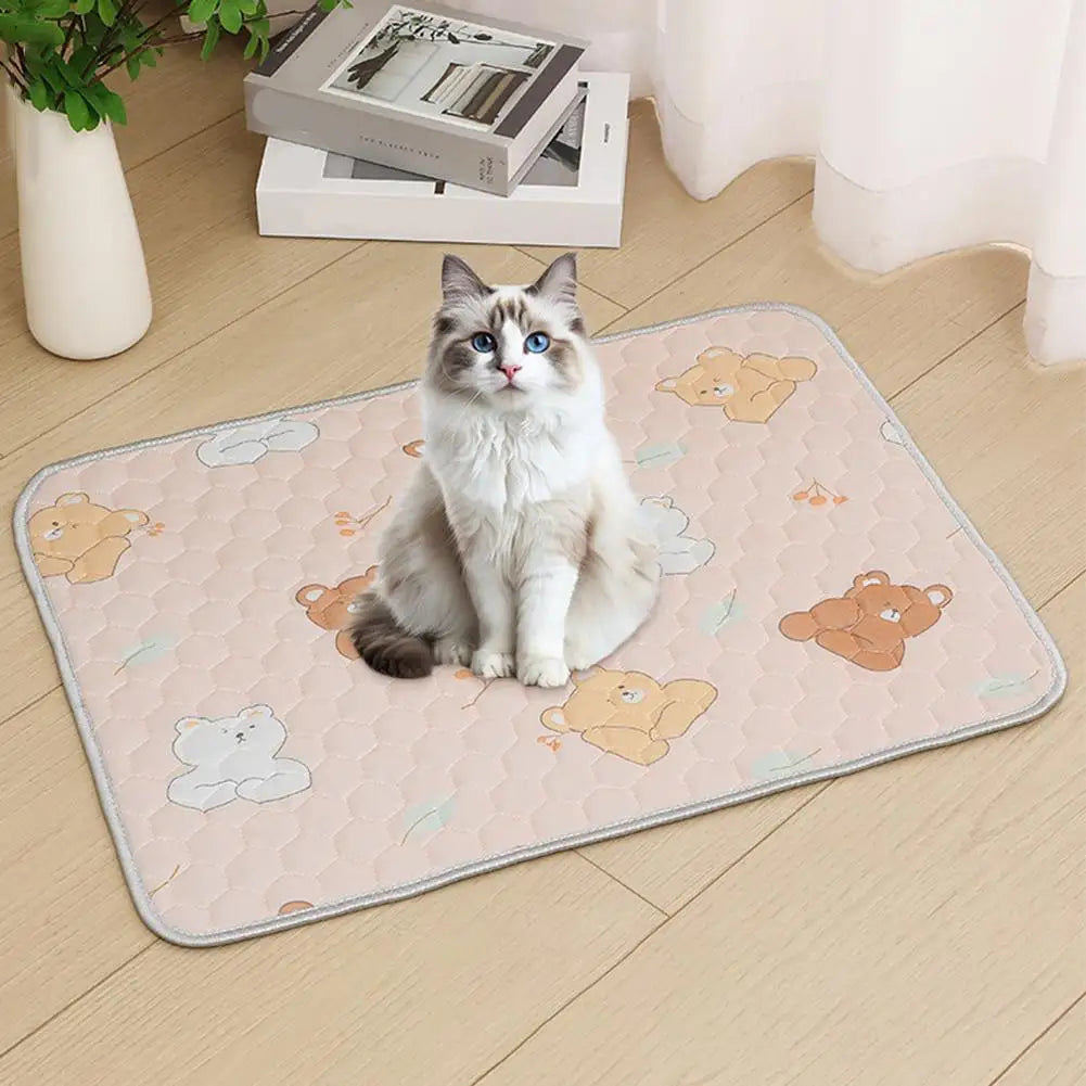 Pet Cooling Mat Ice Silk Self Cooling - ProPawPet.com