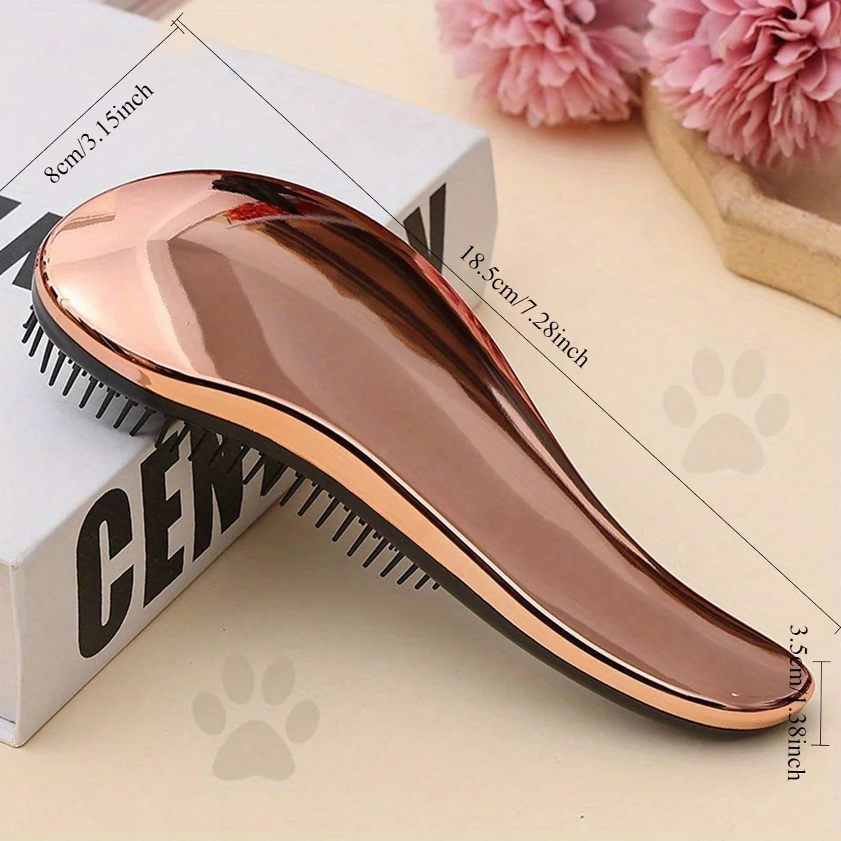 2-In-1 Dog Grooming Comb and Massage Brush – 4 Colors