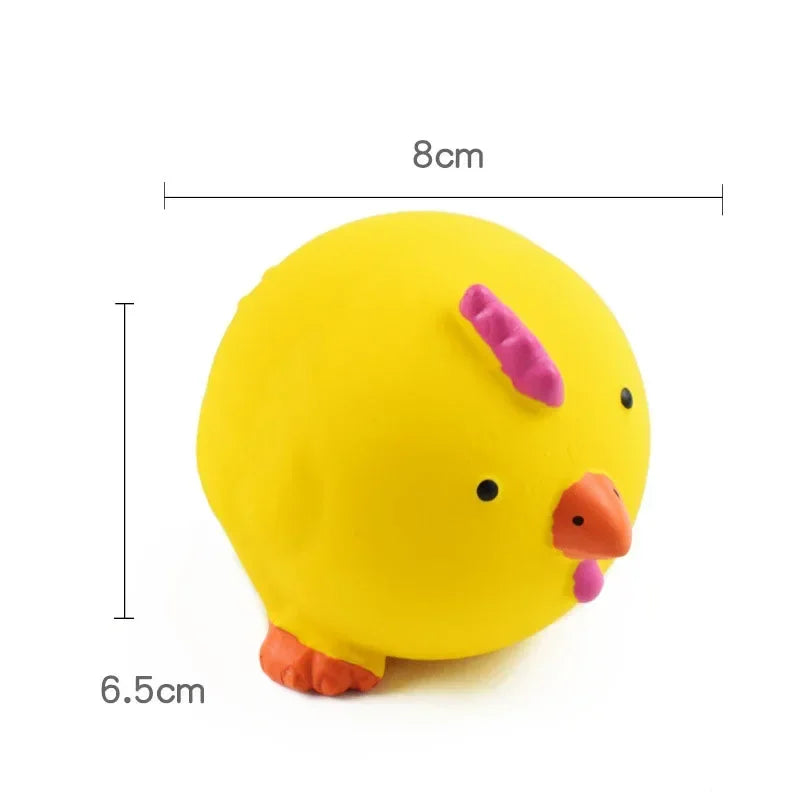 Pet Interactive Toy for Dog & Cat Screaming Rubber Chicken Pig – 3 Colors