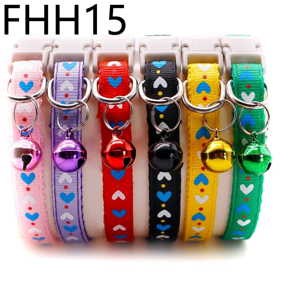 12Pcs Collars Cute with Bells Pet Necklace - ProPawPet.com