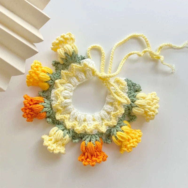 Pure hand knitting Cat Dog Knitted Collar - ProPawPet.com