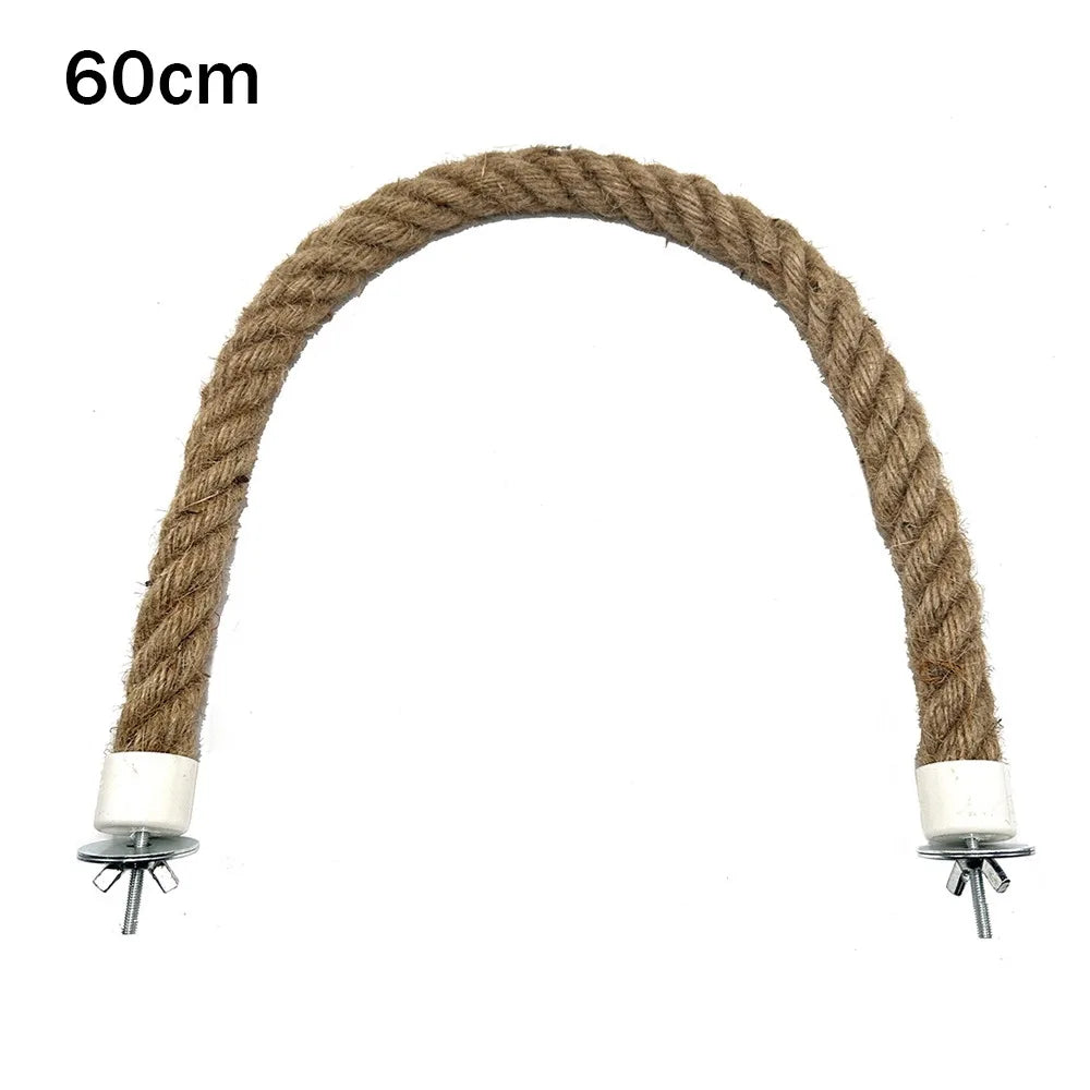 Tooth Grinding Parrot Cotton Rope Pole Detachable Cage – 3 Colors