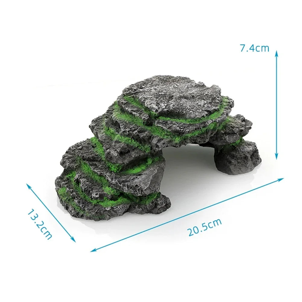 Resin Reptile Pet Rock Hide Cave – 9 Colors