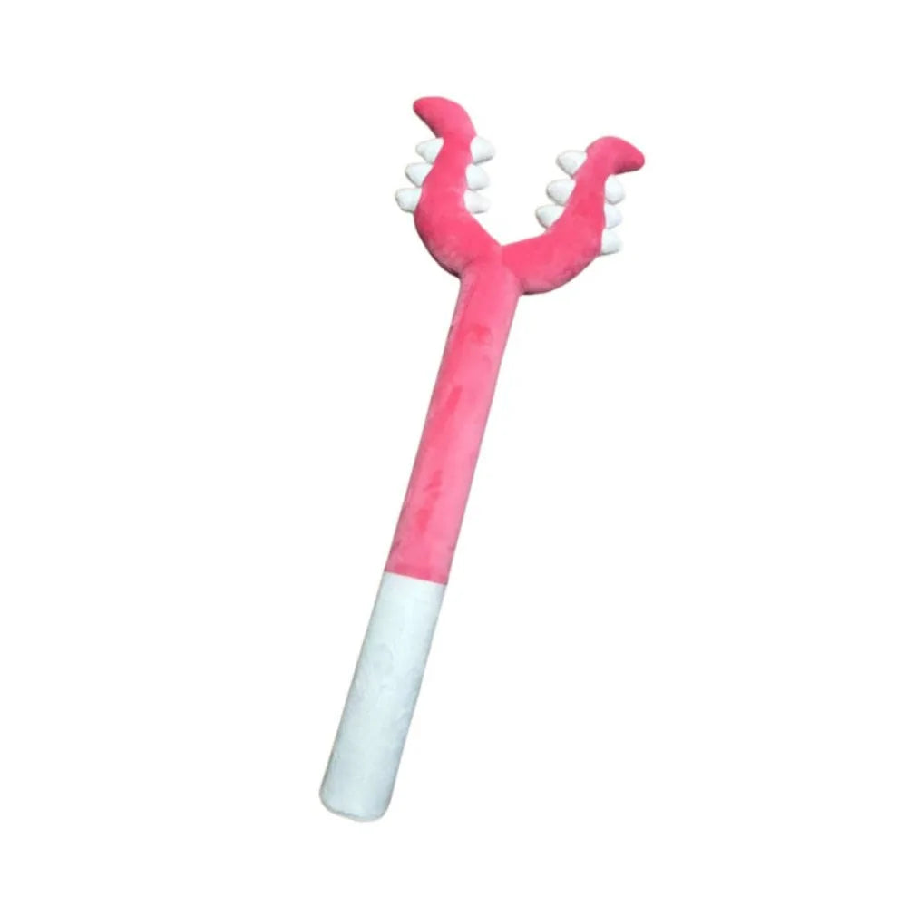 Interactive Anime Wand Plaything Plush Cat Teaser Long Fork Shape Funny Stick