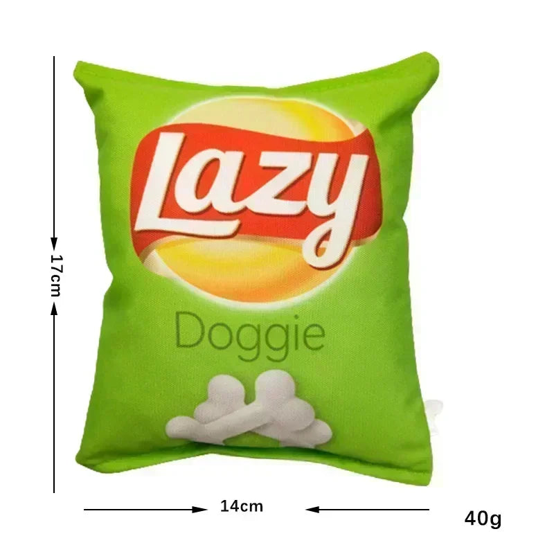 Interactive Potato Chip Bag Funny Dog Toys – Dog Supplies