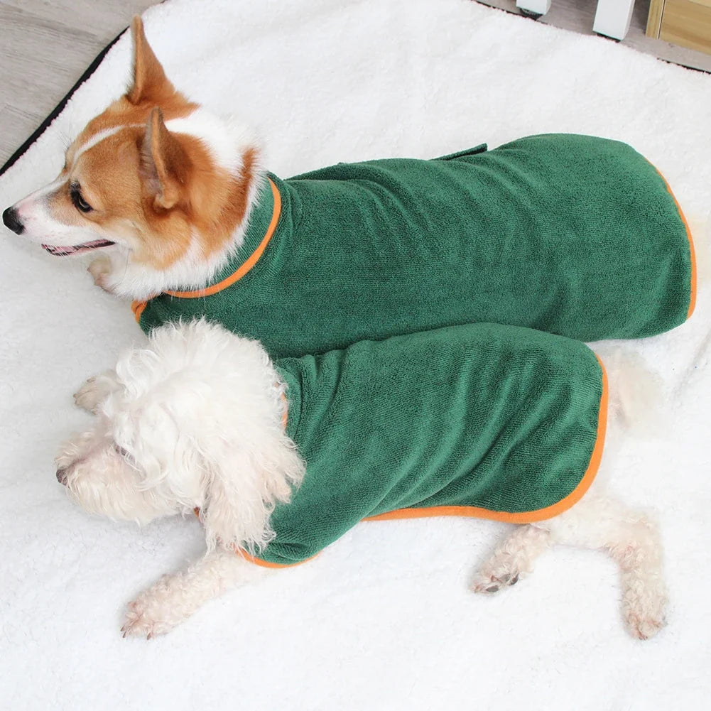 Dog Bathrobe Absorbent Pet Quick Drying Bath - ProPawPet.com