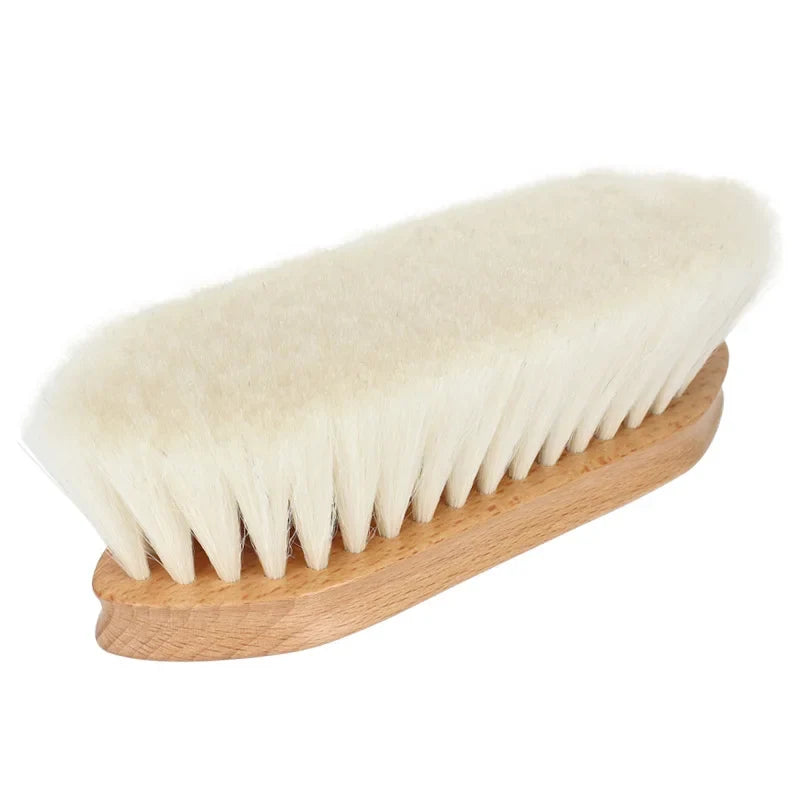 Horse Grooing Grooming Brush Solid Wood Handles Wool Sisal Body – 2 Colors