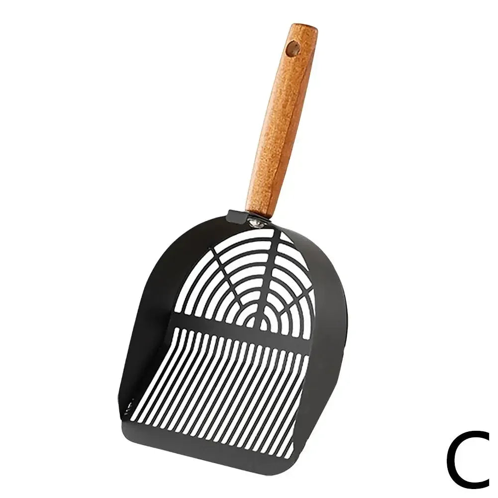 Steel Cat Litter Scoop Long Handle Pet Waste Shovel Cleaning – Cat Supplies