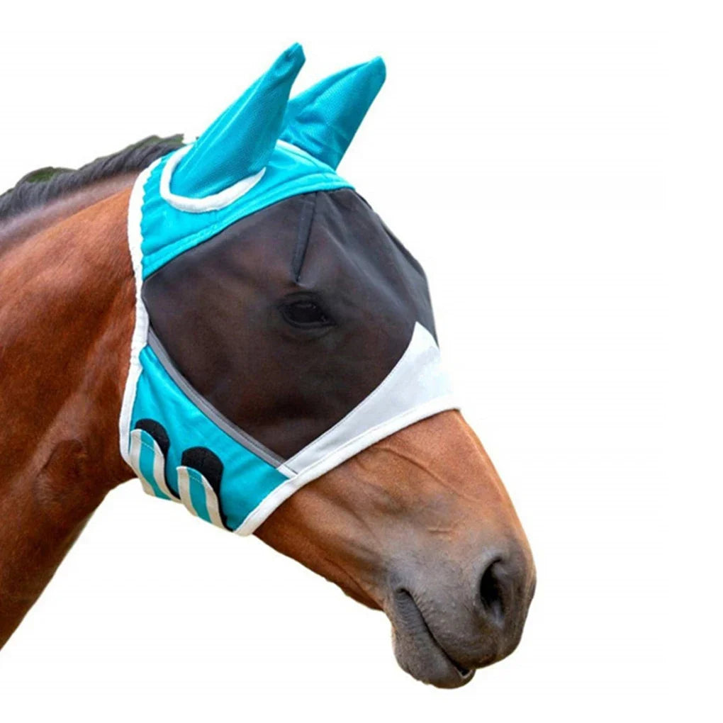 Comfortable And Adjustable Horse Fly Mask - - ProPawPet.com