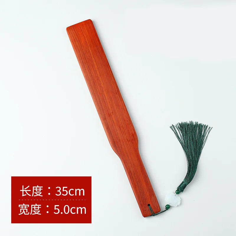 Redwood Solid Wood Spank Paddle Horse Whip – 3 Colors