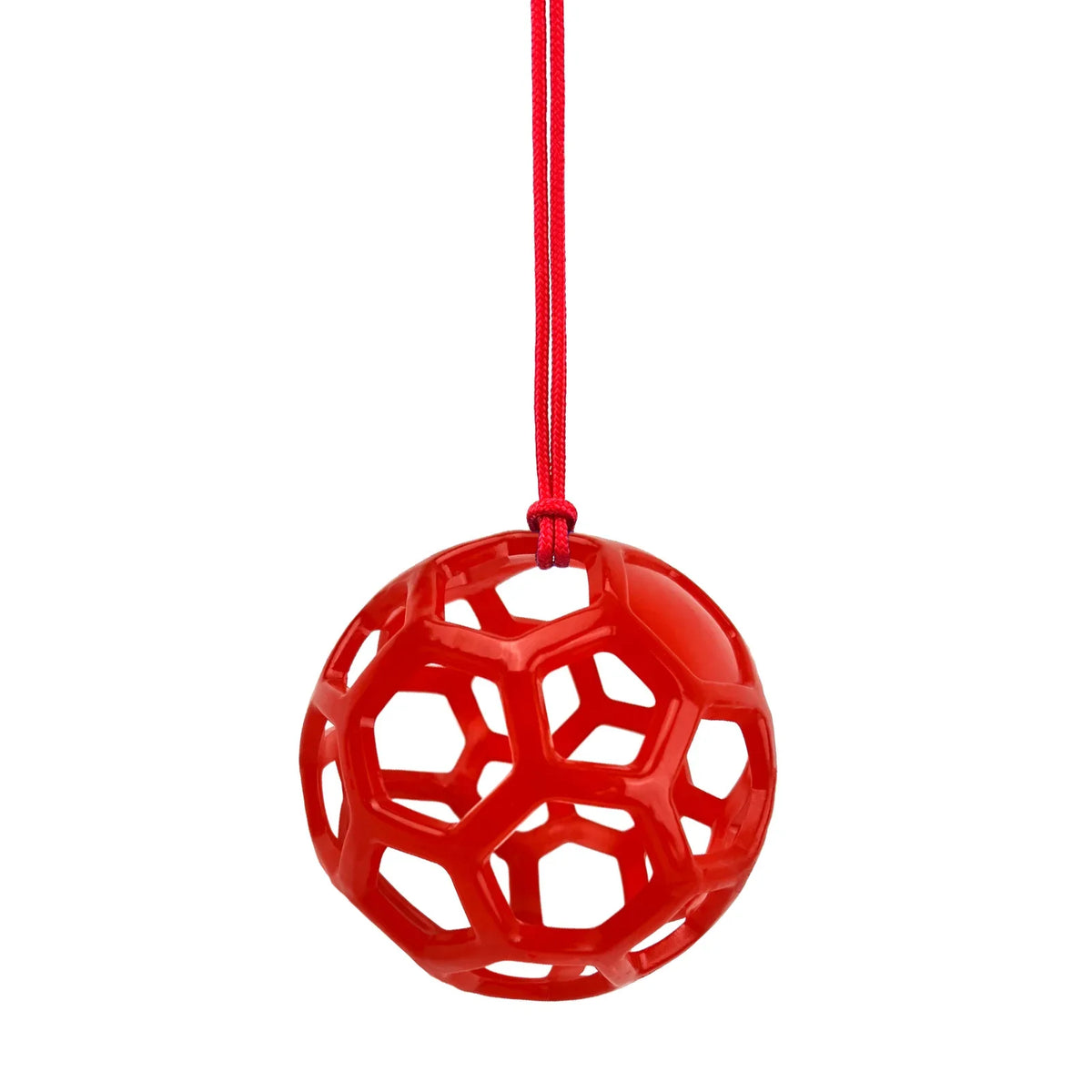Horse Treat Ball Hay Feeder Toy - 14cm Durable Rubber Hanging – 4 Colors