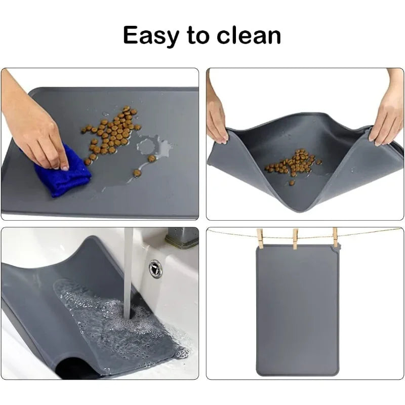 Pet Supplies Silicone Dog Bowl Mat with High - ProPawPet.com