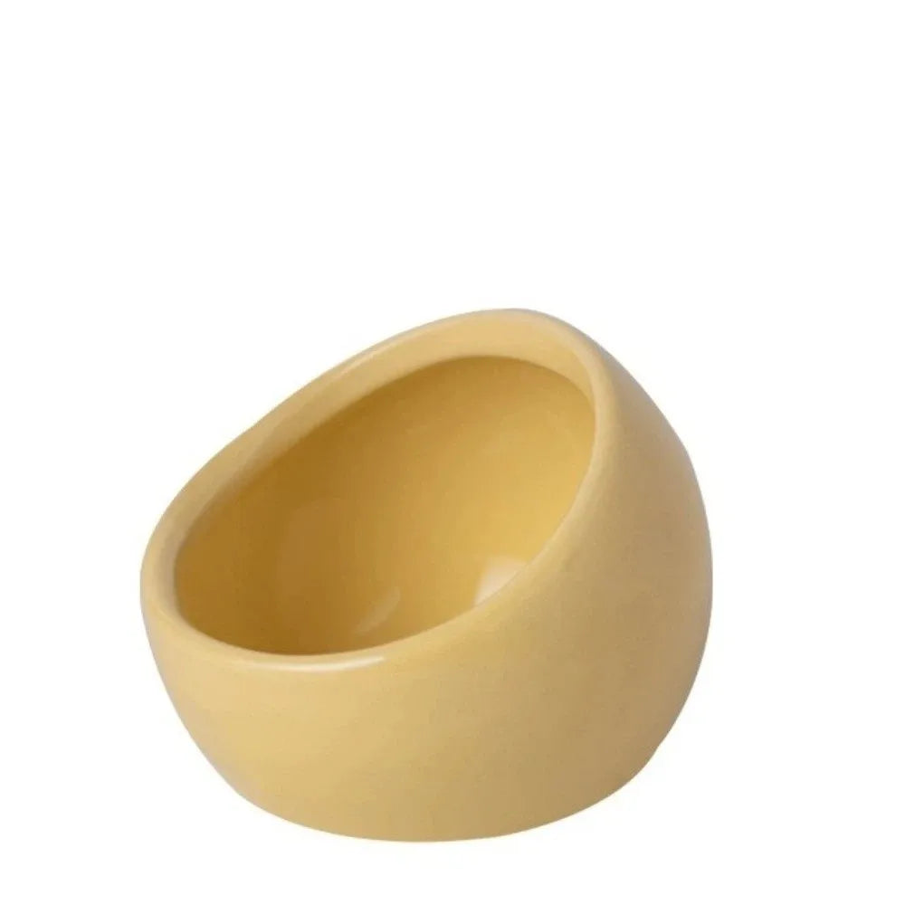 Ceramic Hamster Food Bowl for Small Pets