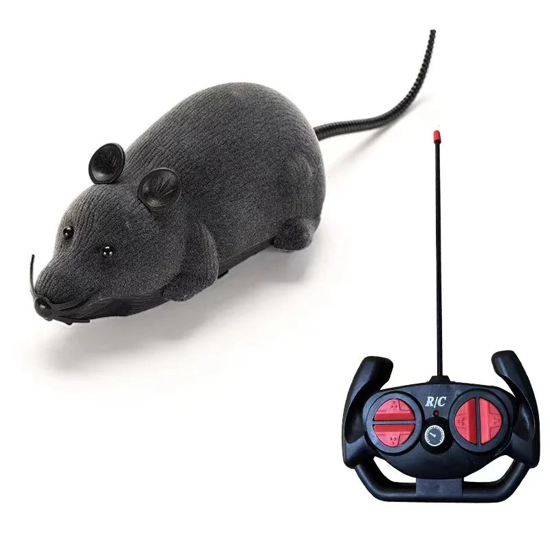Robot Mouse Rat Funny Cat Plaything with Remote Control Multicolor, Interactive