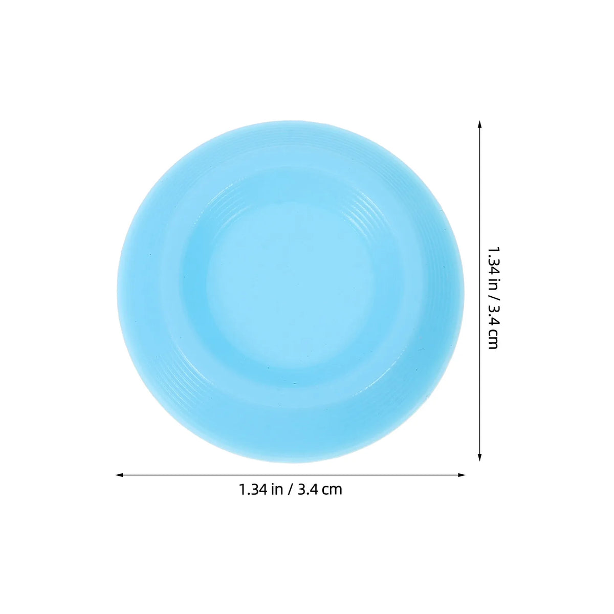 Reptile Feeding Bowl Round Plastic Insect Food Dish – 2 Colors