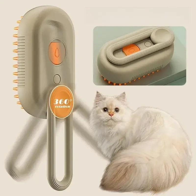 Pet Steam Brush Cat Dog Cleaning Steamy - ProPawPet.com