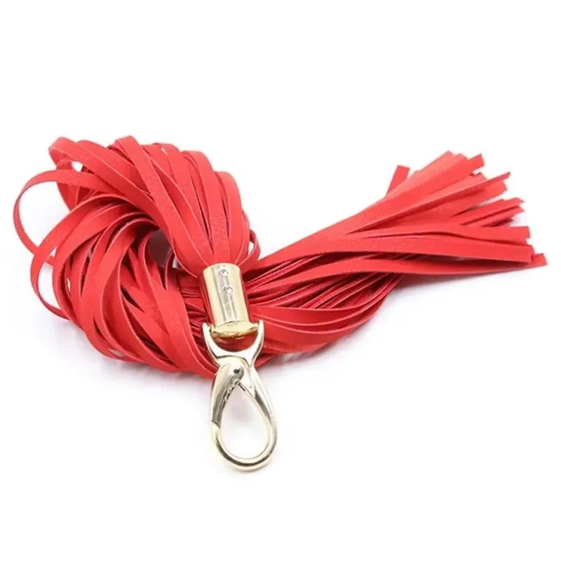 29CM PU Leather Horse Whip Tassel Stainless - ProPawPet.com