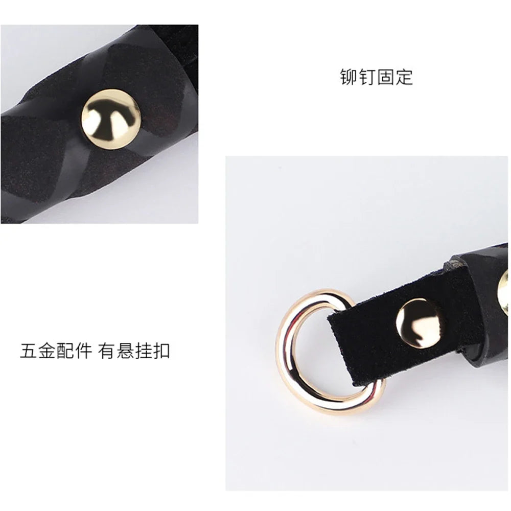 39CM Premium Genuine Leather Suede Flogger - ProPawPet.com