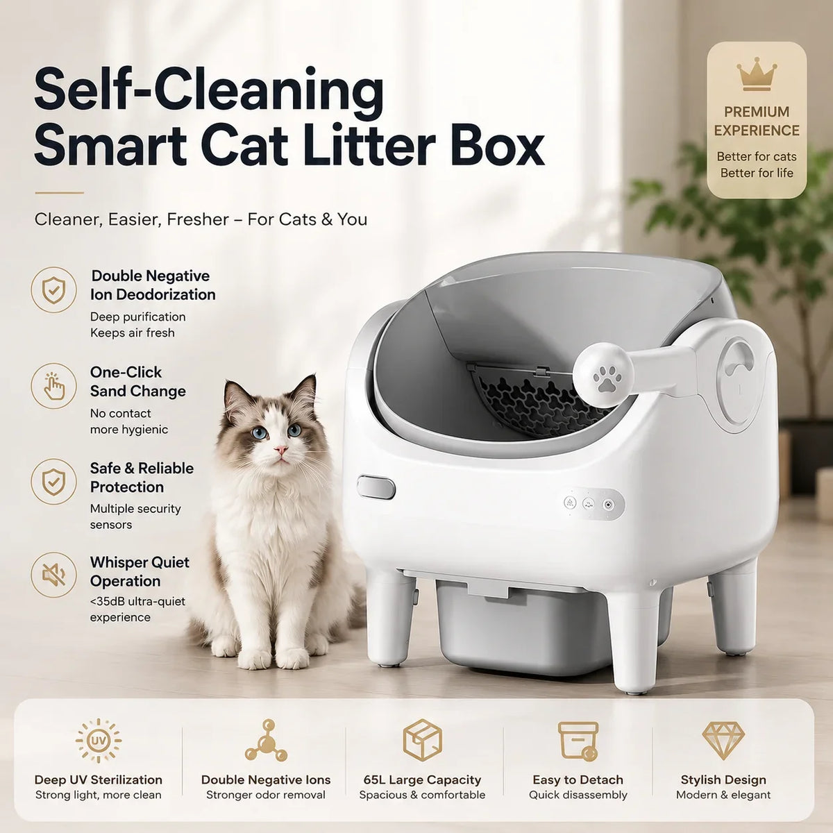Automatic Self Cleaning Cat Litter Box - ProPawPet.com