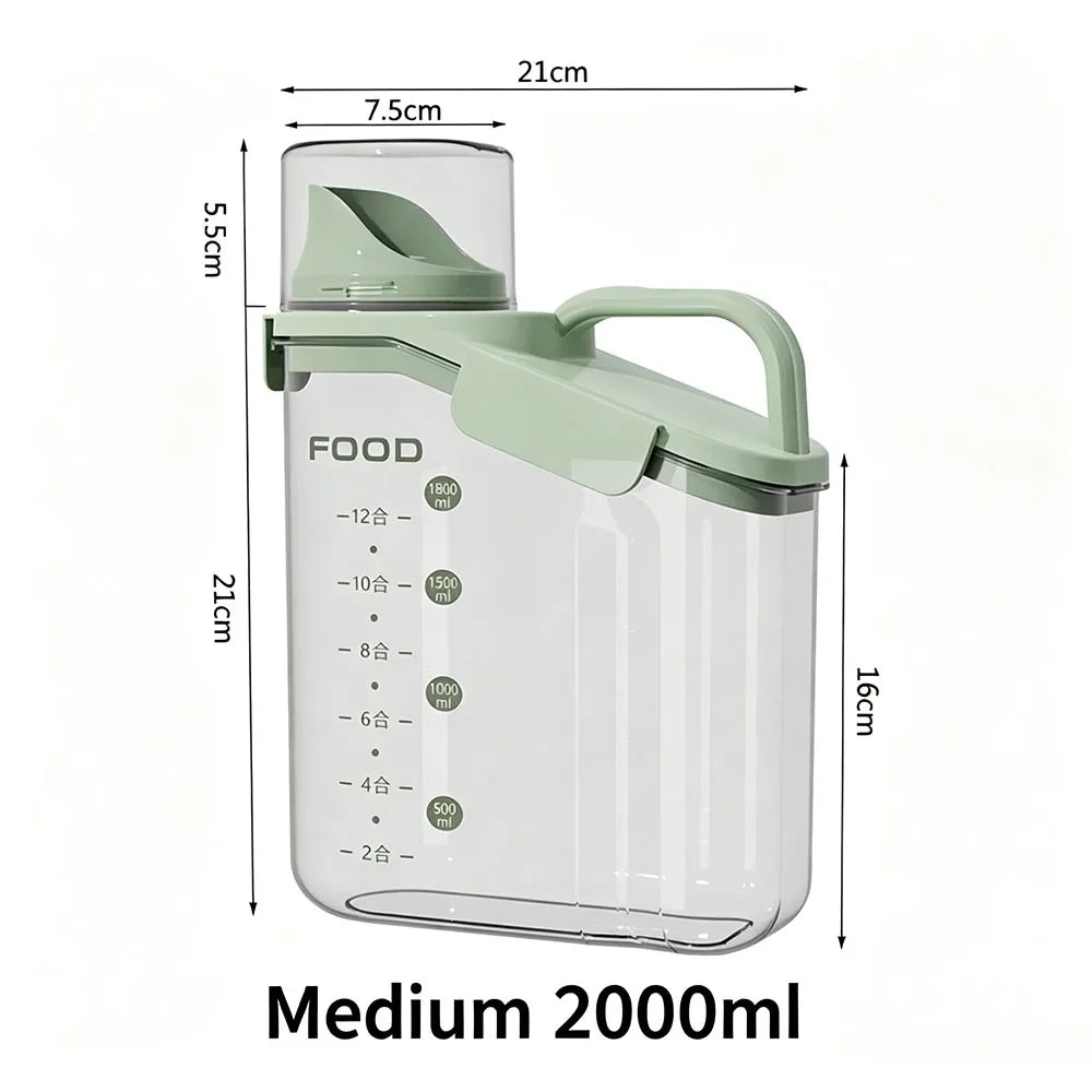 Portable Airtight Pet Food Storage Container , Seal Dry Dispenser – Dog Supplies