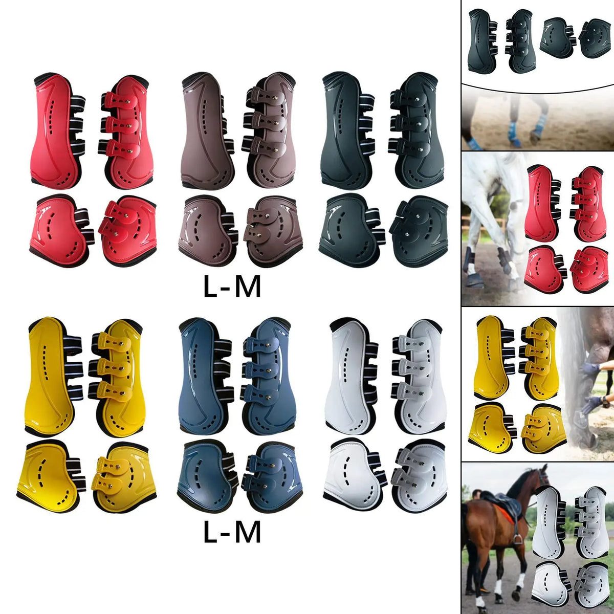 4Pcs Horse Boots Breathable Leg Protection - ProPawPet.com
