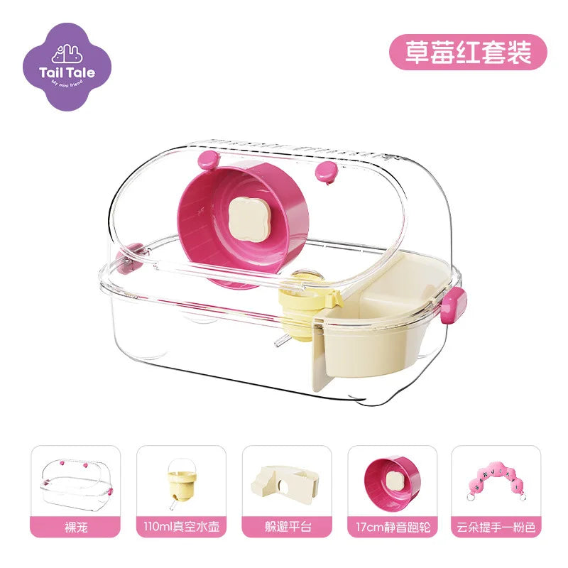 Ear Bubble Apartment Hamster Cage – 3 Colors