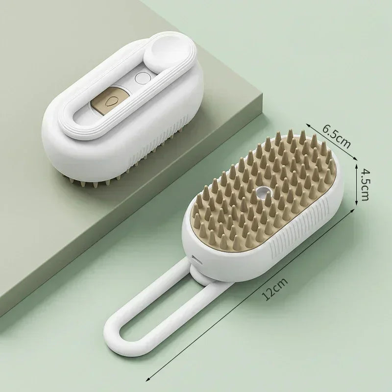 1- 3-in-1 Steam Pet Grooming Comb – Dog Supplies