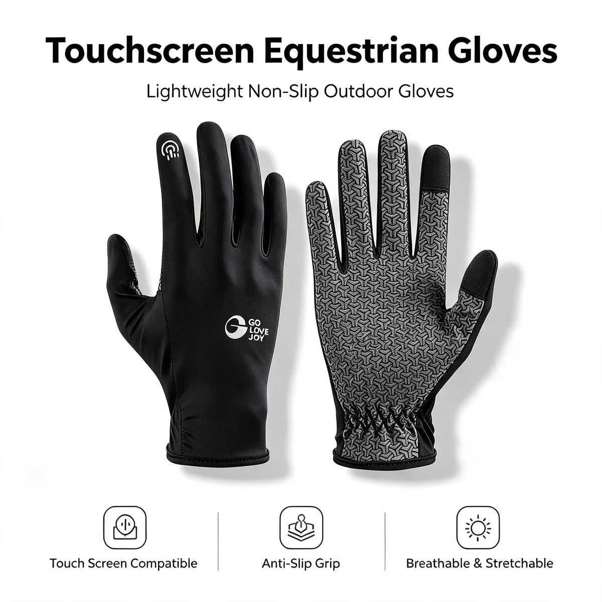 Horse Riding Gloves Non Slip Breathable - ProPawPet.com