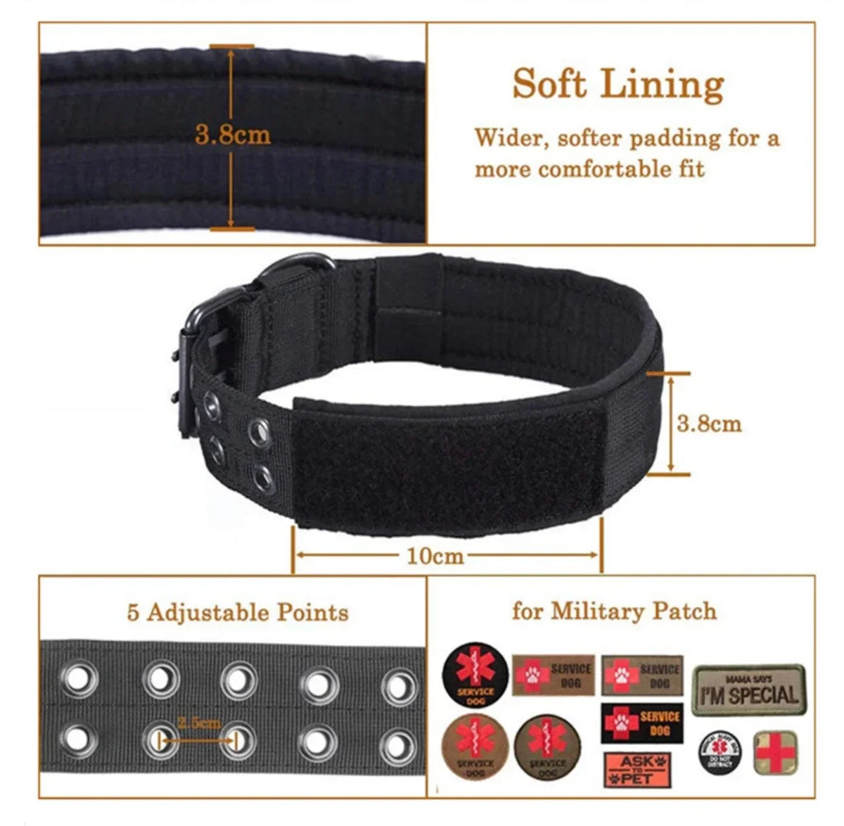 Adjustable Dog Collars Classic Reflective - ProPawPet.com