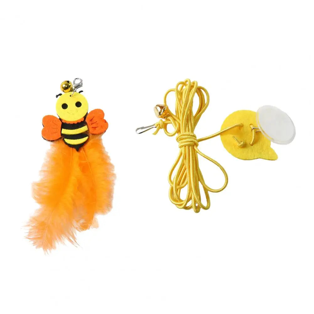 Self-play Cat Plaything Swinging with Elastic Rope – 5 Colors