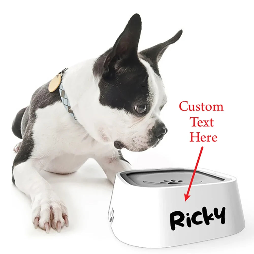 Custom Dog Drinking Water Bowl No Spill - ProPawPet.com