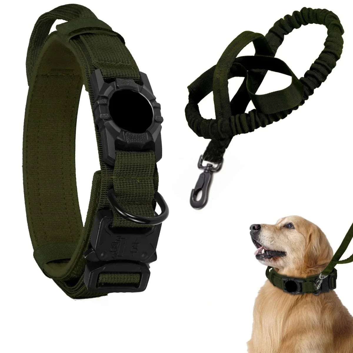 Tactical AirTag Dog Collar, with AirTag - ProPawPet.com