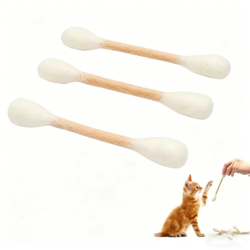 Durable Creative Large Cotton Swab Shaped Catnip Plaything – Cat Supplies