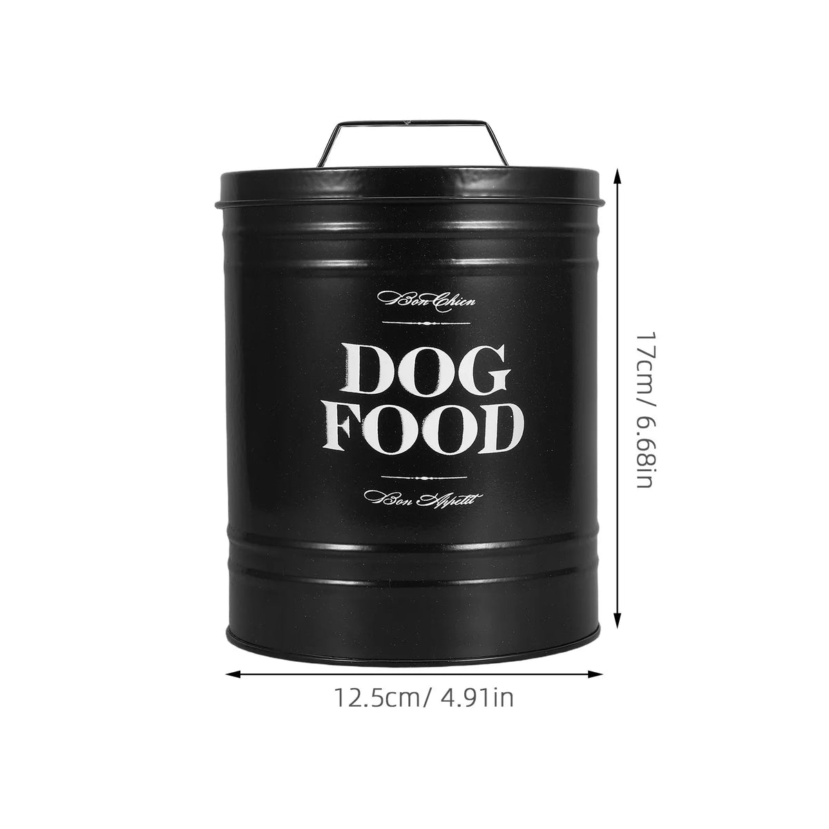 Airtight Dog Food Storage Container 54 Oz Iron Pet Treat – 2 Colors